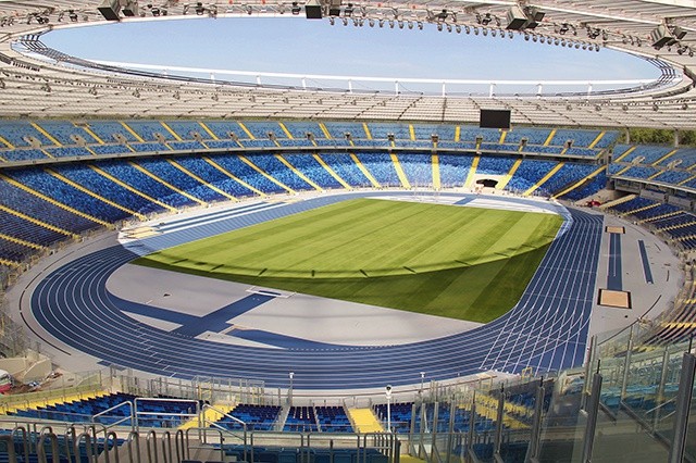 ◄	Stadion – prawie gotowy.