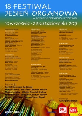 Festiwal Jesień Organowa w Powiecie Bieruńsko-Lędzińskim, 10 września-29 października