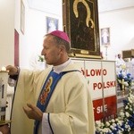 Józefów: Ikona w deszczu i gorące powitanie