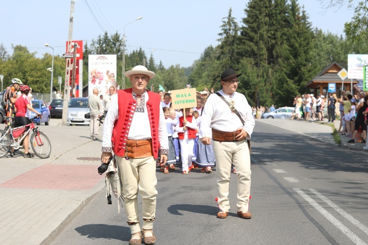 Korowód górali karpackich przez Istebną - 2017