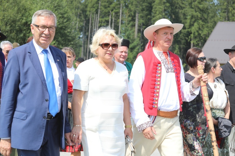 Korowód górali karpackich przez Istebną - 2017