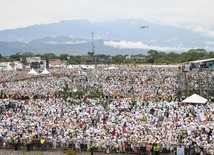 Papież Papieska Msza w Villavicencio
