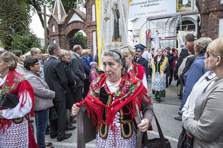 Dąbrówka. Powitanie jasngórskiej ikony