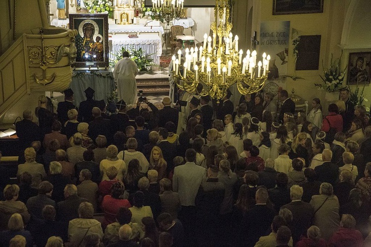 Dąbrówka. Powitanie jasngórskiej ikony