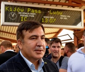 Saakaszwili planuje przekroczyć granicę z Ukrainą pociągiem