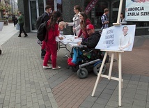 Katowice, ul. Stawowa, 7 września – zbiórka podpisów pod dokumentem zwiększającym ochronę życia.