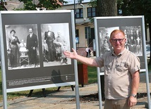 ▲	Eugeniusz Misiewicz, autor wystawy.