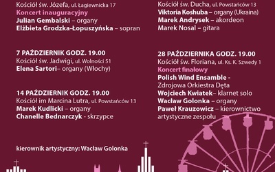 Chorzowski Festiwal Muzyki Organowej i Kameralnej, od 30 września do 28 października