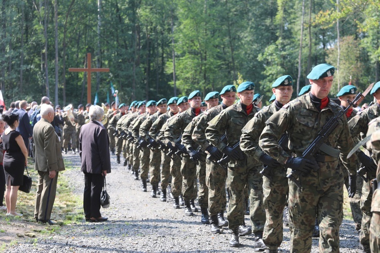 Na polanie śmierci żołnierzy "Bartka" w Starym Grodkowie - 2017