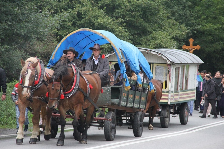 Pielgrzymka Romów do Limanowej