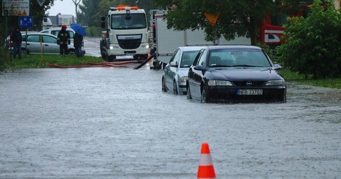 Groźny deszcz, groźny wiatr