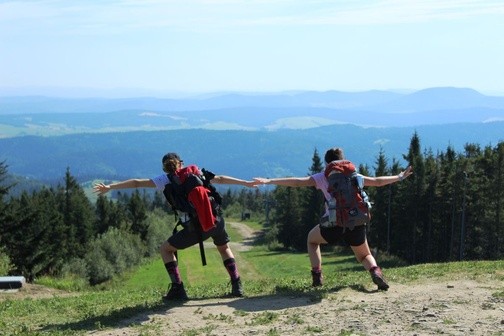 Radość w pięknie krajobrazów towarzyszyła im przez całe 115 km