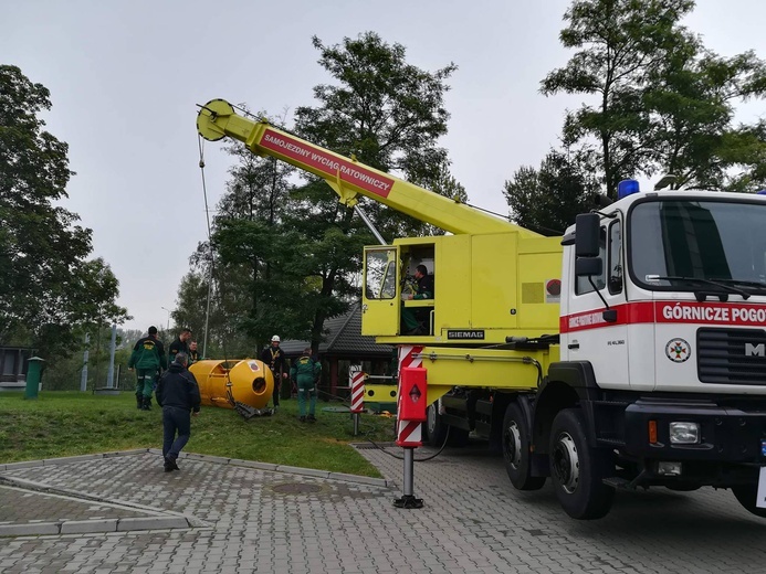 Ćwiczenia ratowników górniczych 