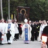 Jasnogórską ikonę powitały także siostry loretanki opiekujące się sanktuarium w Loretto.