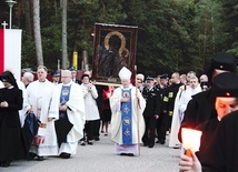 Jasnogórską ikonę powitały także siostry loretanki opiekujące się sanktuarium w Loretto.