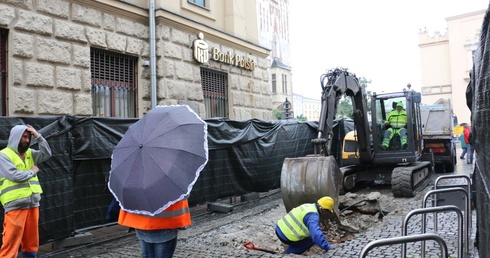 Nowoczesny ciepłociąg pod płytą Rynku Głównego