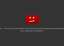 YT zablokował anglojęzyczną wersję świetnego filmiku IPN pt. "Unconquered"