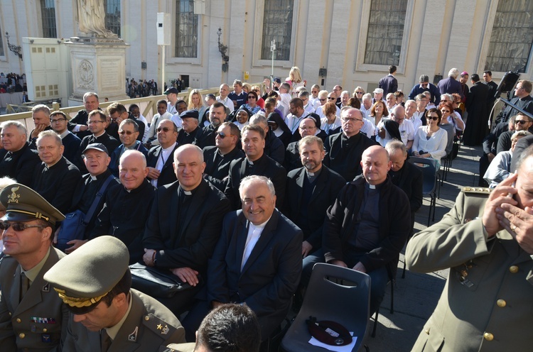 Zdjęcia ze spotkania z papieżem Franciszkiem