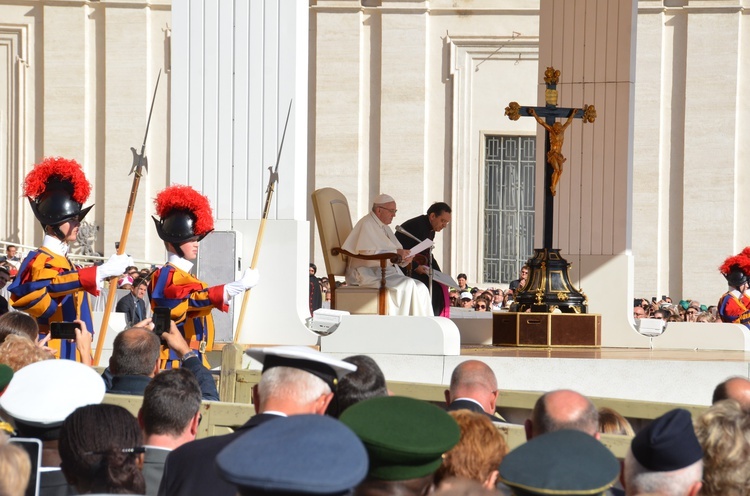 Zdjęcia ze spotkania z papieżem Franciszkiem