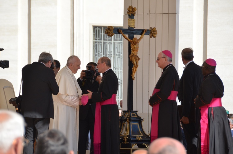 Zdjęcia ze spotkania z papieżem Franciszkiem