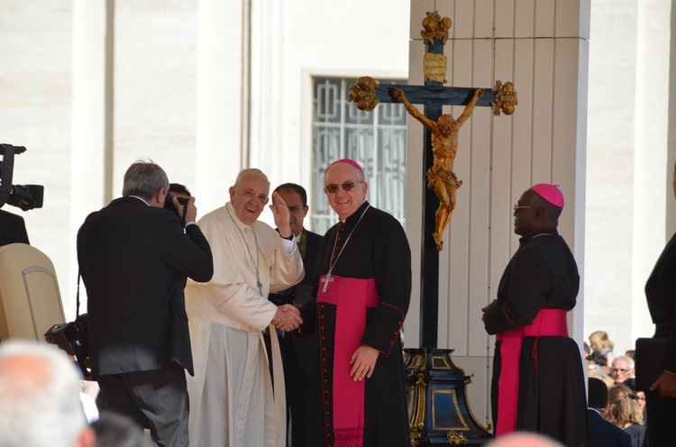 Zdjęcia ze spotkania z papieżem Franciszkiem