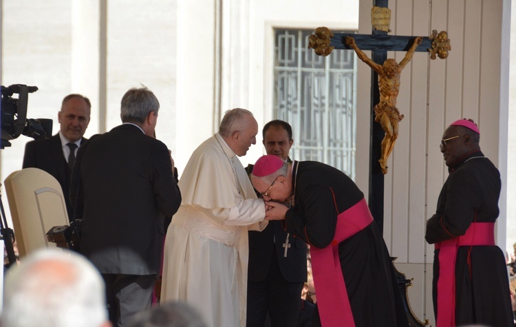 Zdjęcia ze spotkania z papieżem Franciszkiem