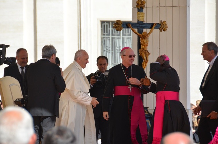 Zdjęcia ze spotkania z papieżem Franciszkiem