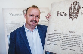 ▲	Michał Rzepiak zachęca do współpracy w ramach nowo utworzonego Domu Kresy.