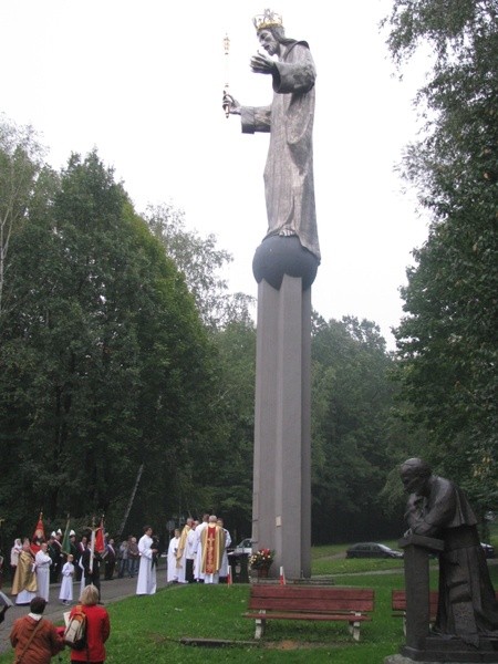 Poświęcenie figury Chrystusa Króla w Ustroniu-Zawodziu