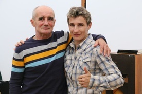 Karolina Michalczuk z trenerem Władysławem Maciejewskim