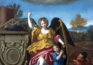 Domenico Zampieri, 
zwany Domenichino 
Anioł stróż 
olej na płótnie, 1615–1641
Muzeum Pałacu Króla Jana III 
Wilanów