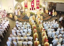 W świątyni często odbywają się ważne diecezjalne wydarzenia.