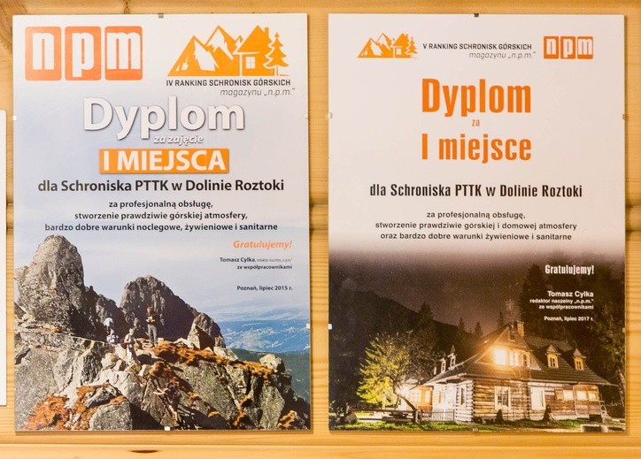 Schronisko w Dolinie Roztoki