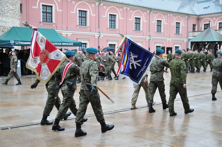 Ministrowie obrony narodowej Polski, Litwy i Ukrainy w Lublinie