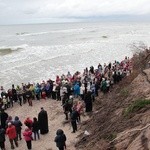 Różaniec do Granic na plaży w Ustce