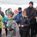 Różaniec do Granic na plaży w Ustce