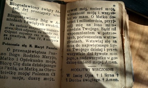 Z modlitewnika babci