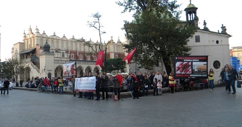 Różaniec na Rynku Głównym