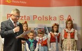 Prezentacja znaczka z Matką Boską Piekarską