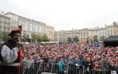 Finał Roku Kościuszki na krakowskim Rynku Głównym