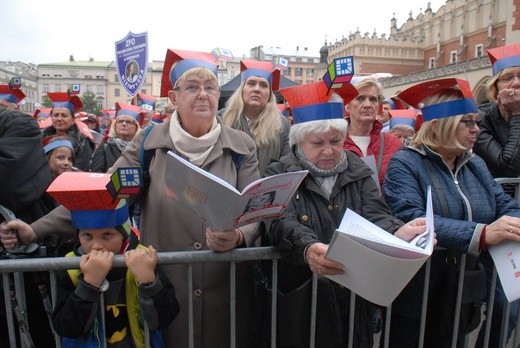 Finał Roku Kościuszki na krakowskim Rynku Głównym