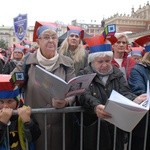 Finał Roku Kościuszki na krakowskim Rynku Głównym