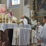 Święci Jan Paweł II i Maksymilian Kolbe w Muszynie