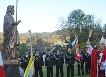 Poświęcenie figury św. Andrzeja Boboli