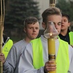 Procesja różańcowa do Jana Pawła II