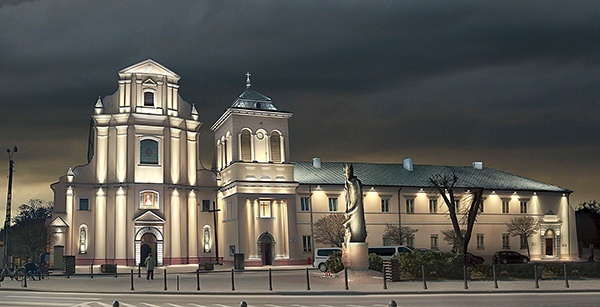 Projekt iluminacji kompleksu.