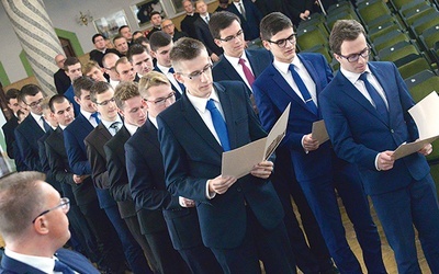 Alumni I roku jako studenci KUL złożyli uroczyste ślubowanie.