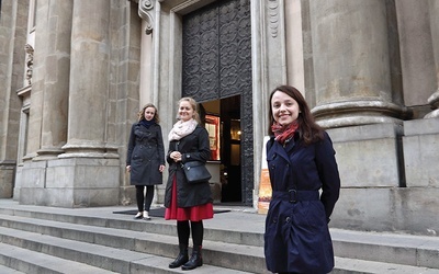 Od prawej: Judyta Dąbrowska, Karolina Latkiewicz, Magdalena Polak.