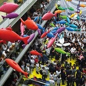 Protest lekarzy rezydentów w Dziecięcym Szpitalu Klinicznym  w Warszawie.