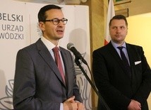 Konferencja prasowa z udziałem ministra Mateusza Morawieckiego i wojewody lubelskiego